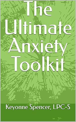 Break Free From Anxiety book flyer highlighting key benefits and a Buy on Amazon button.